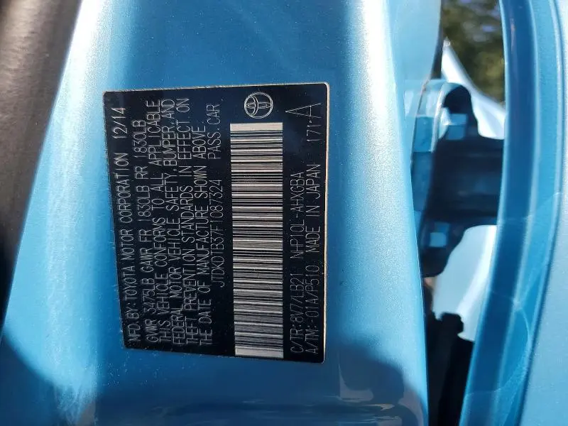 2015 TOYOTA PRIUS C FOUR  