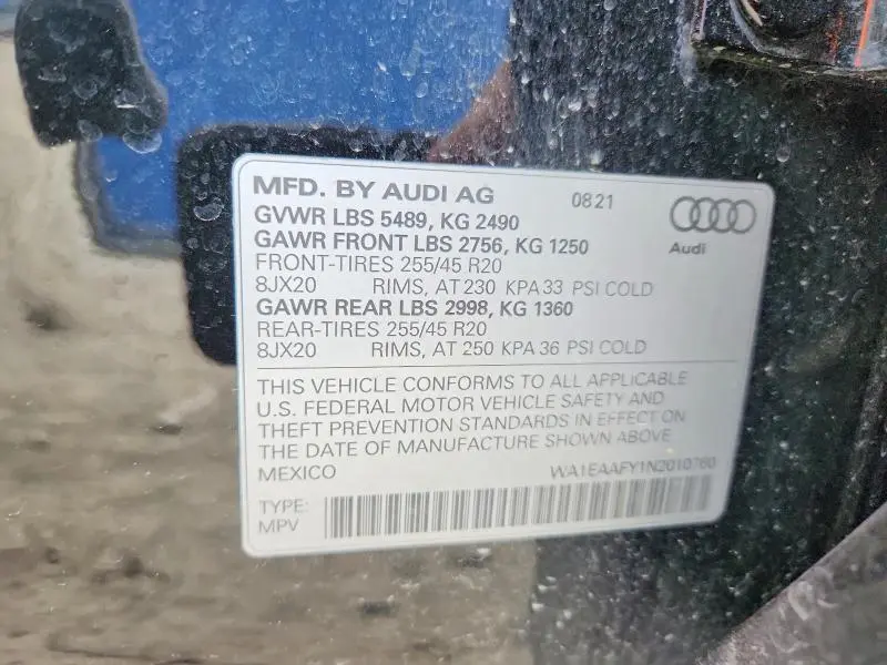 2022 AUDI Q5 PREMIUM PLUS 45  