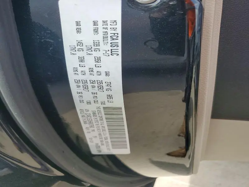 2017 CHRYSLER PACIFICA TOURING L PLUS  