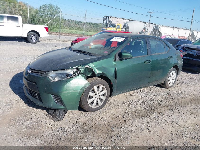 2016 TOYOTA COROLLA LE