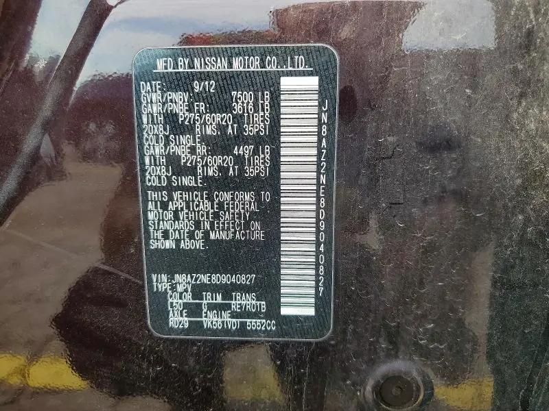 2013 INFINITI QX56 BASE  