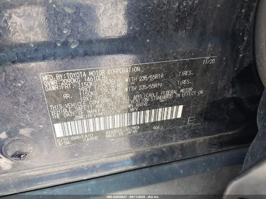 2021 TOYOTA RAV4 XLE PREMIUM