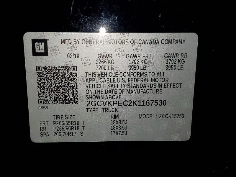 2019 CHEVROLET SILVERADO LD K1500 LT  