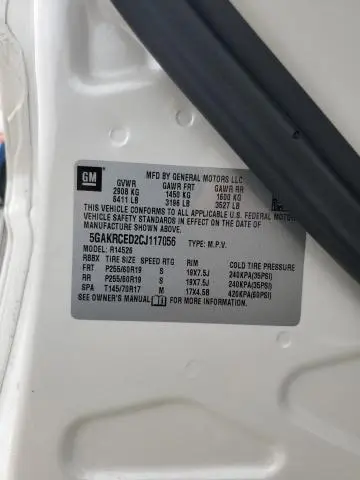 2012 BUICK ENCLAVE   