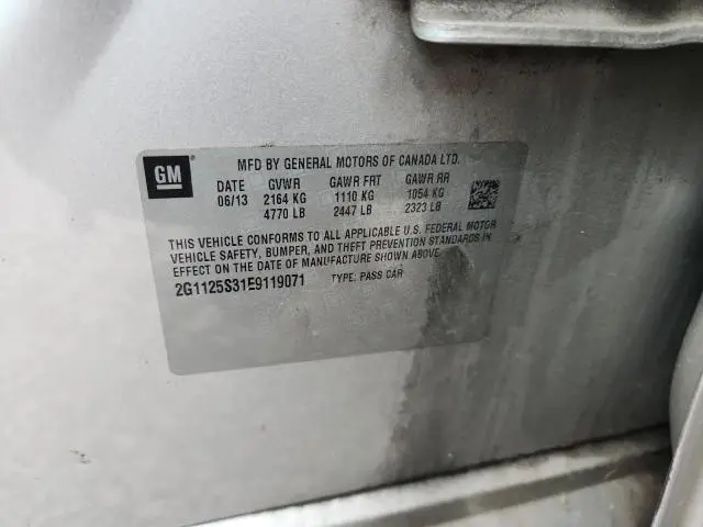 2014 CHEVROLET IMPALA LT  