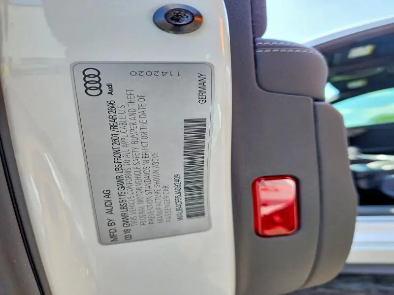 2018 AUDI S5 PREMIUM PLUS  