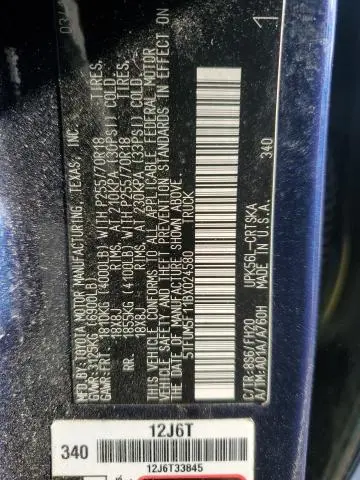 2011 TOYOTA TUNDRA DOUBLE CAB SR5  