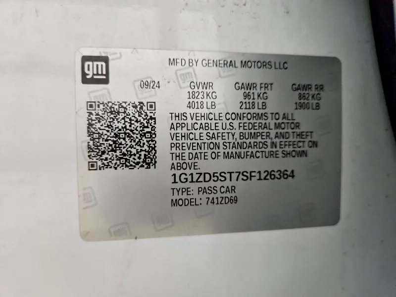 2025 CHEVROLET MALIBU LT  