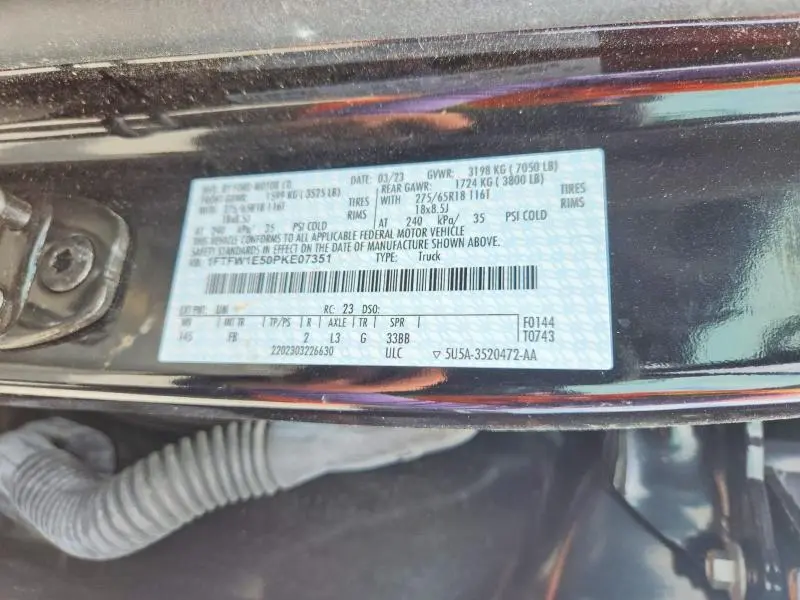 2023 FORD F150 SUPERCREW  