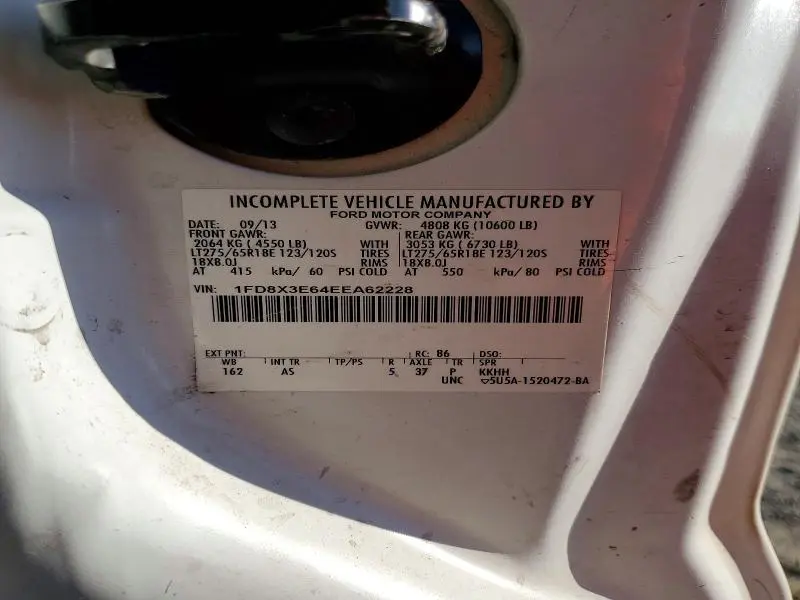 2014 FORD F350 SUPER DUTY  