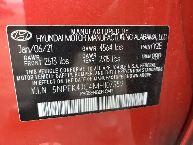 2021 HYUNDAI SONATA N LINE  