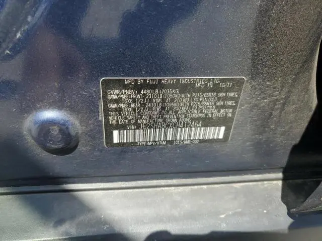 2012 SUBARU FORESTER 2.5X