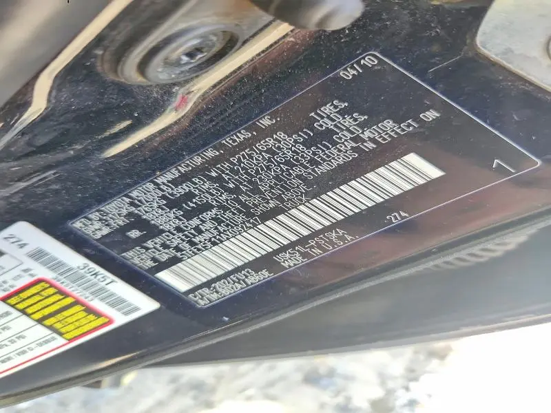 2010 TOYOTA TUNDRA CREWMAX SR5  