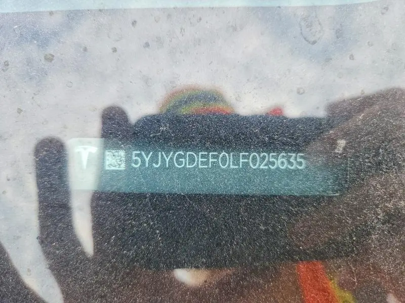 2020 TESLA MODEL Y   
