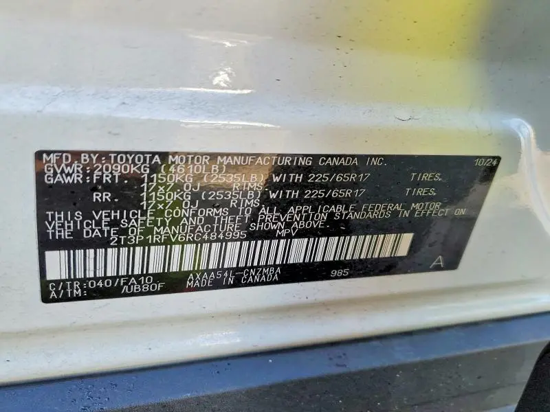 2024 TOYOTA RAV4 XLE  