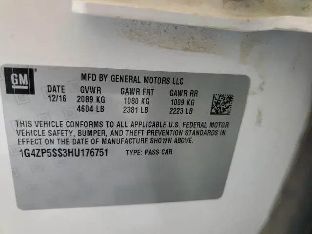2017 BUICK LACROSSE ESSENCE  