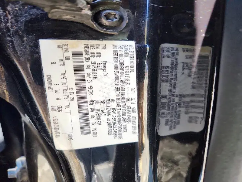 2012 FORD FOCUS SE  