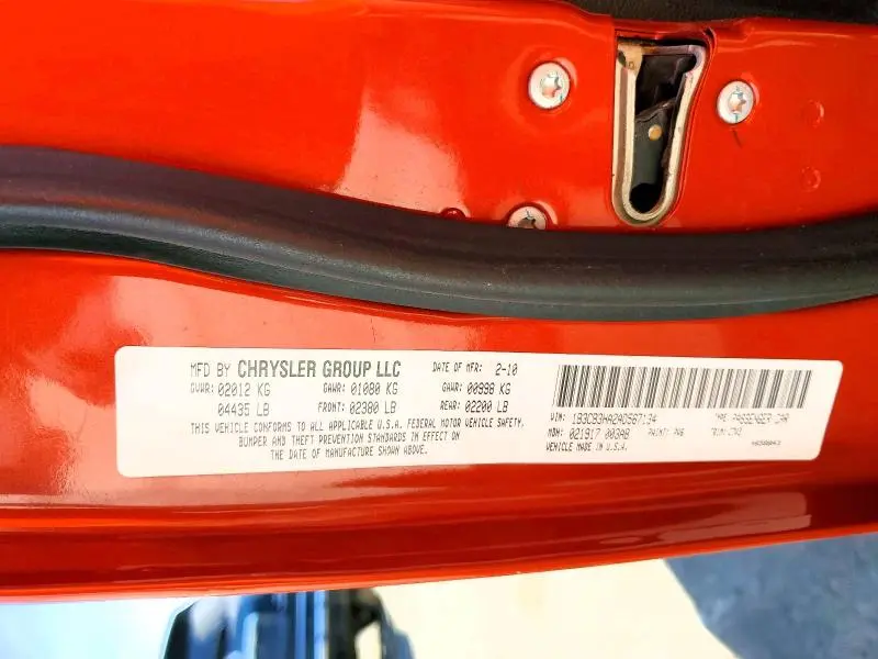 2010 DODGE CALIBER MAINSTREET  