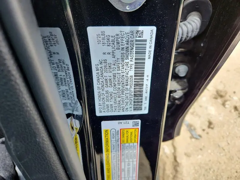 2026 HONDA CIVIC LX  