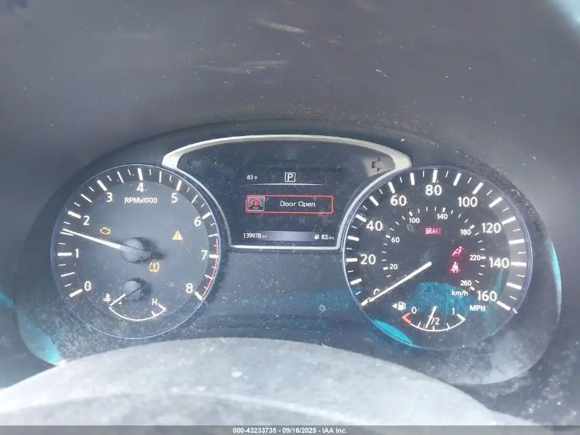 2016 NISSAN ALTIMA 2.5 SR