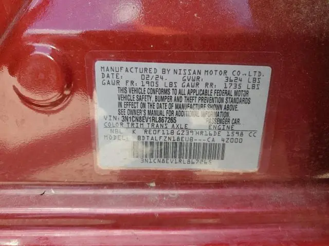 2024 NISSAN VERSA SV  