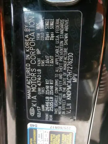 2017 KIA SPORTAGE LX  