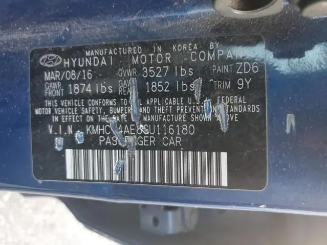 2016 HYUNDAI ACCENT SE  