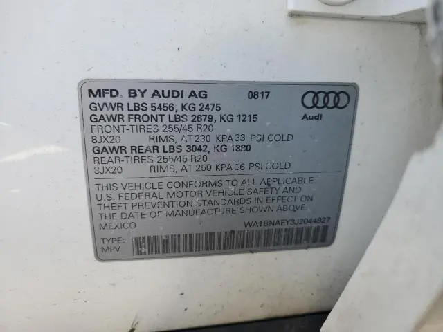 2018 AUDI Q5 PREMIUM PLUS  