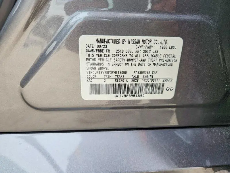 2023 INFINITI Q50 LUXE  