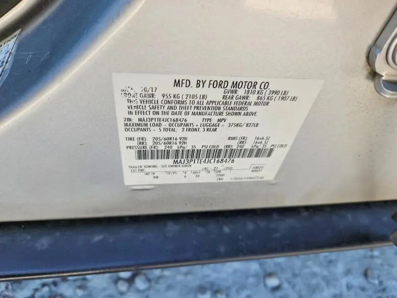 2018 FORD ECOSPORT SE  