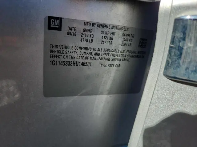 2017 CHEVROLET IMPALA PREMIER  