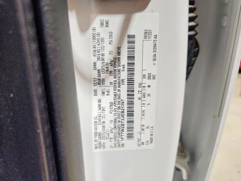2018 FORD F250 SUPER DUTY  