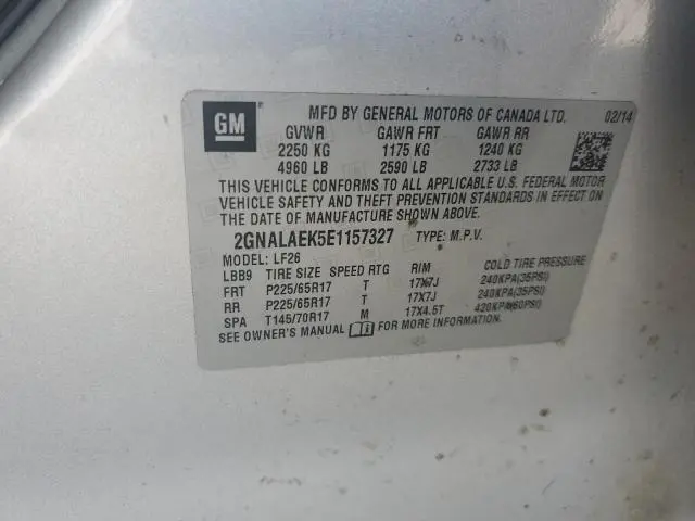 2014 CHEVROLET EQUINOX LS  