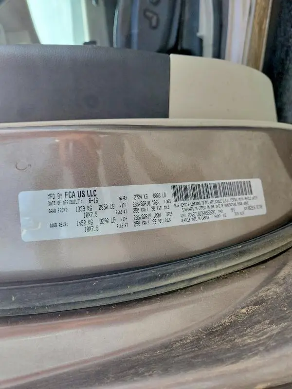 2017 CHRYSLER PACIFICA TOURING L  