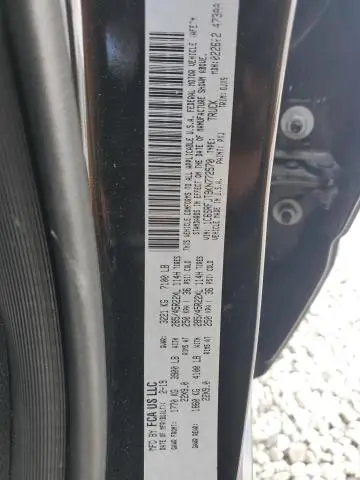 2019 RAM 1500 LARAMIE  