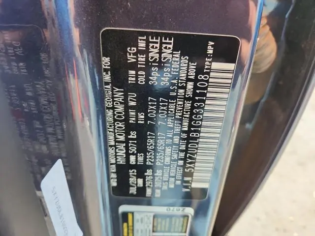 2016 HYUNDAI SANTA FE SPORT   