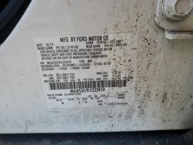 2020 FORD ECOSPORT SES  