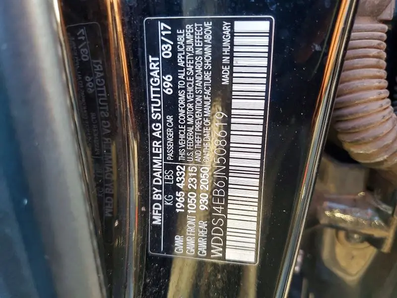 2018 MERCEDES-BENZ CLA 250  