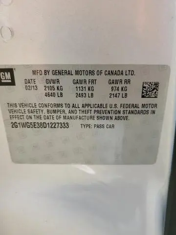 2013 CHEVROLET IMPALA LT