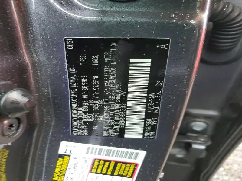 2021 TOYOTA HIGHLANDER HYBRID LE  