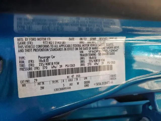 2014 FORD FOCUS TITANIUM  