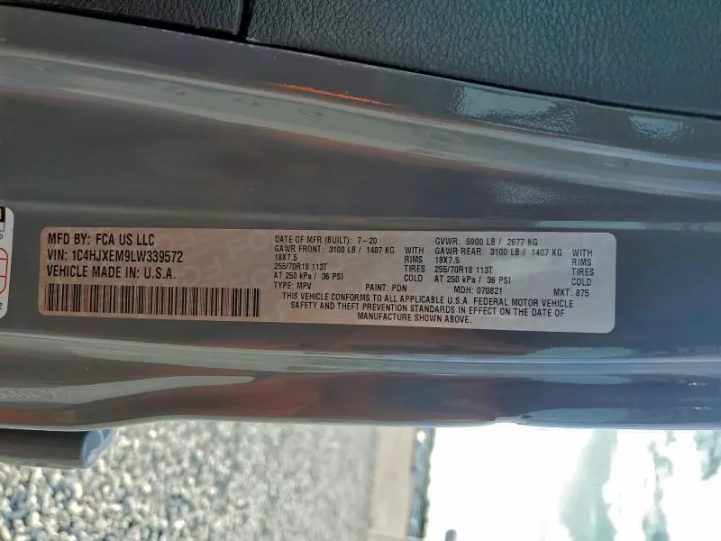 2020 JEEP WRANGLER UNLIMITED SAHARA  