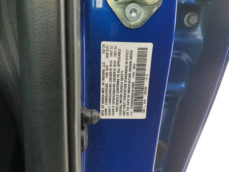 2020 HONDA CR-V TOURING  