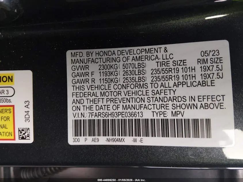 2023 HONDA CR-V HYBRID SPORT TOURING