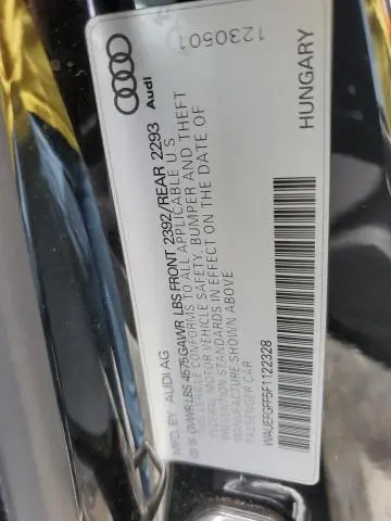 2015 AUDI A3 PREMIUM PLUS  