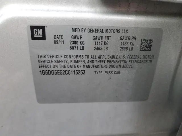 2012 CADILLAC CTS LUXURY COLLECTION  