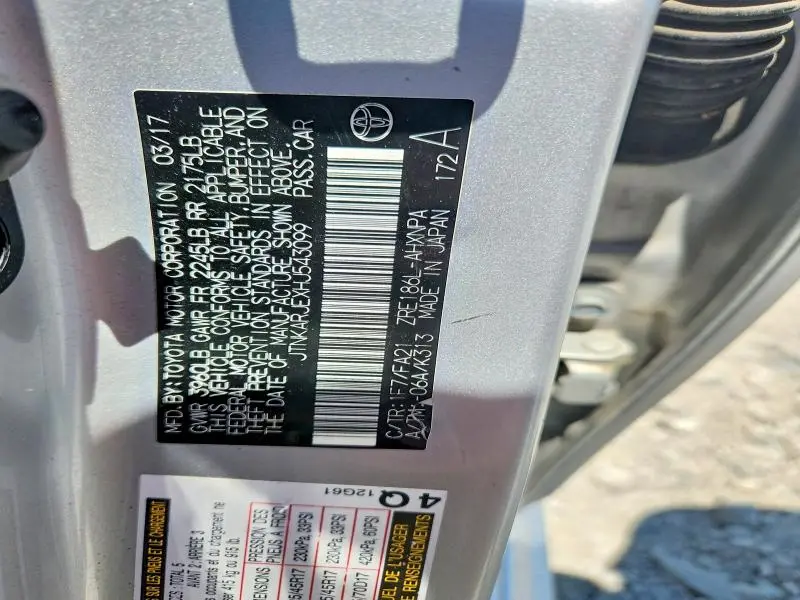 2017 TOYOTA COROLLA IM BASE  
