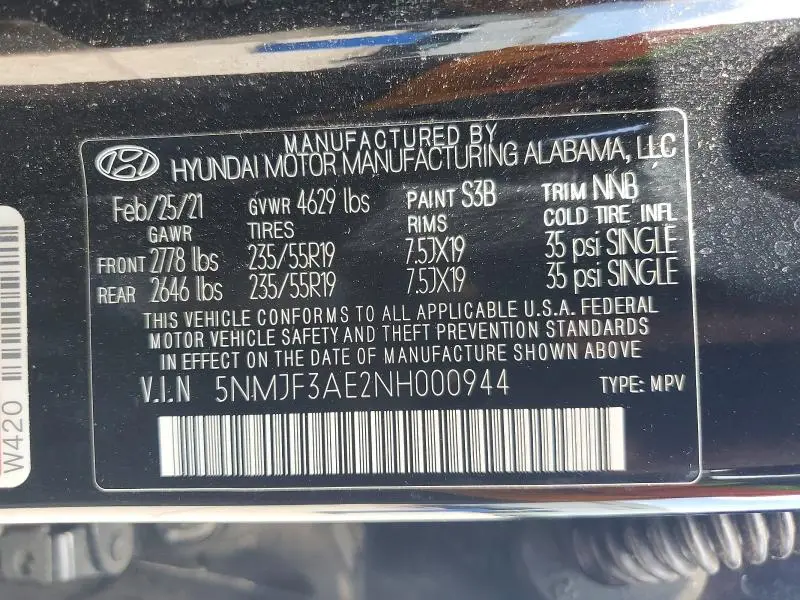 2022 HYUNDAI TUCSON SEL  