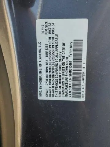 2018 HONDA ODYSSEY ELITE  