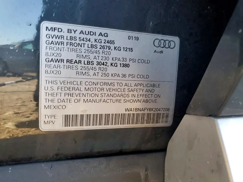 2019 AUDI Q5 PREMIUM PLUS  